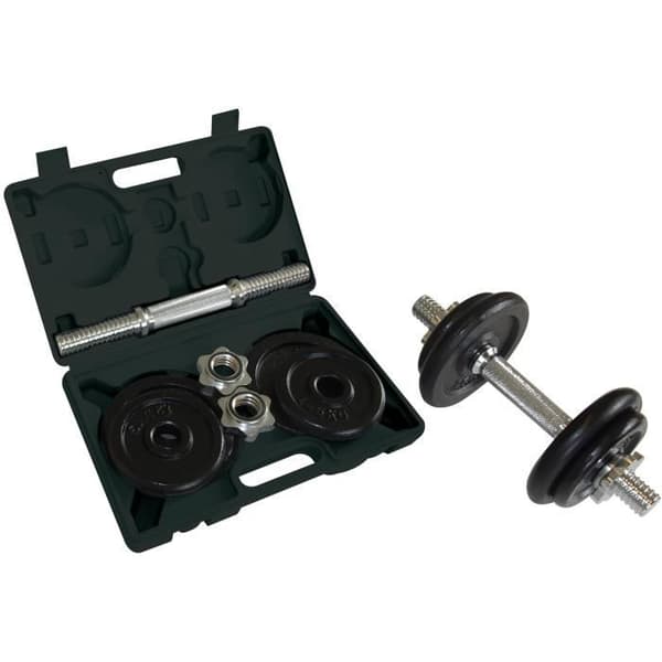 Hantelset - SCHILDKROT - 10 kg - Svart - Vuxen - Komplett kroppsträningsset