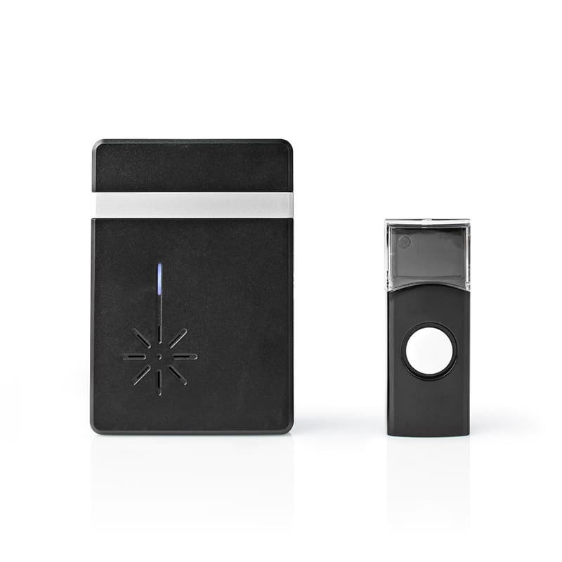 Sats med trådlös dörrklocka | Batteridriven | 36 melodier