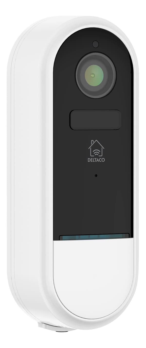 SMART H WiFi Doorbell camera IP65 weather proof white/silver