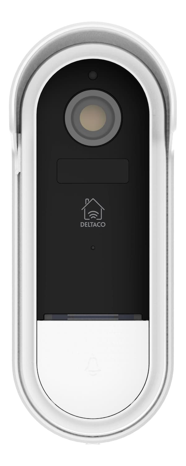 SMART H WiFi Doorbell camera IP65 weather proof white/silver