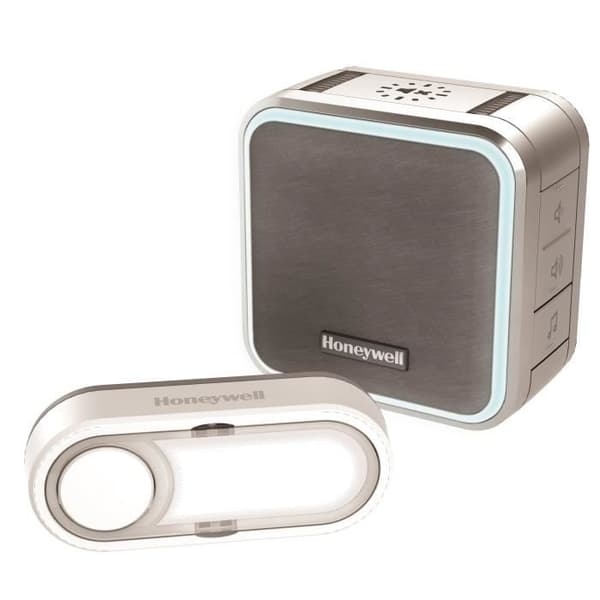 Trådlös klocka - HONEYWELL - DC515SG - Räckvidd 150 m - Visuell LED-varning - 6 melodier