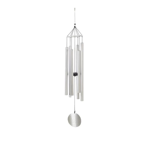 Vindklokke NATURENS MELODY H99cm, sølv