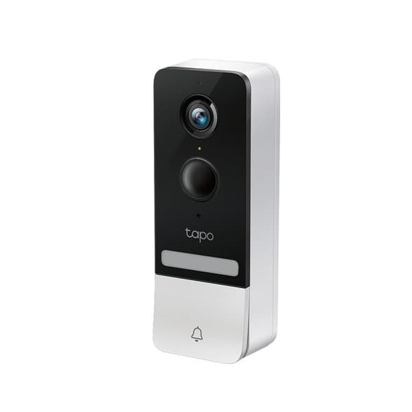 Trådlös dörrklocka - TP-Link - Tapo D230S1 - 2K-kamera - Färgglatt mörkerseende - IP64