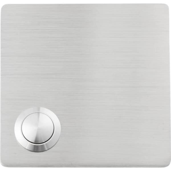 Dörrklocksknapp - HEIDEMANN - 70548 - 48 V AC-2 A - Rostfritt stål - 1 uttag