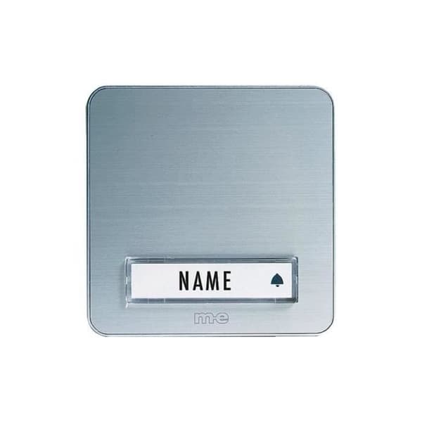 Klockknapp KTA me Gmbh 1 härd Silver