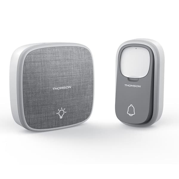 Carillon med batterilös trådlös klocka, räckvidd 100 meter - Kinétic Halo - Thomson - 513134