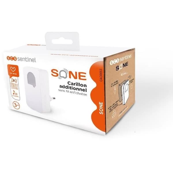 Ytterligare ringsignal - SCS SENTINEL - SONE & SONE + - CAC0053 - Trådlös och batterifri