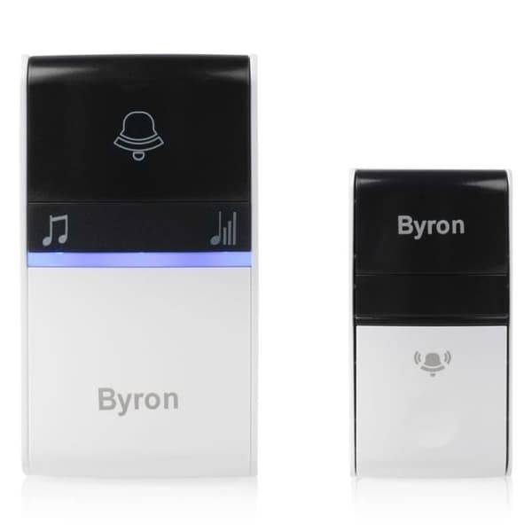 Byron Wireless Plug-in Doorbell Kit, Grå