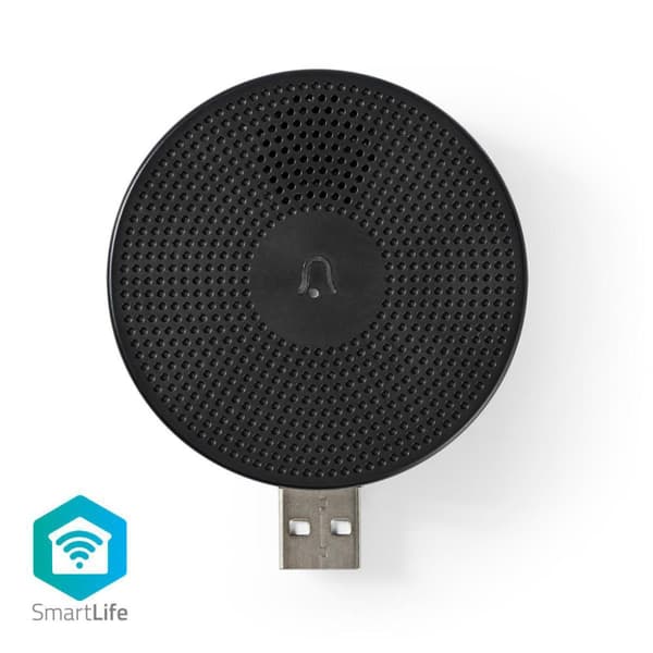 Nedis WIFICDPC10BK langaton ovikellovastaanotin lisävaruste Wificdp10gy USB:lle