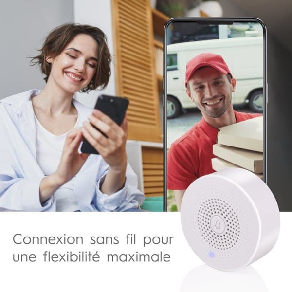 alpina Gong Chime - för alpina Smart Home video dörrklocka - Trådlös