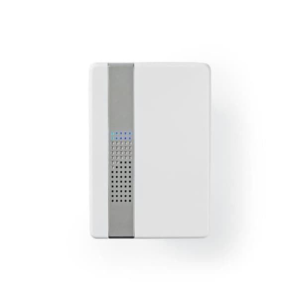 NEDIS Trådlös dörrklocksats - Nätadapter - 80dB - 36 melodier - Vit