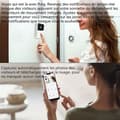 Miniatyrbild 4 av 4: INN trådlös dörrklocka Wi-Fi 2.4G trådlös signalskärm övervakningsfunktioner Upplåsning och dialogdörrklocka utan ledningar