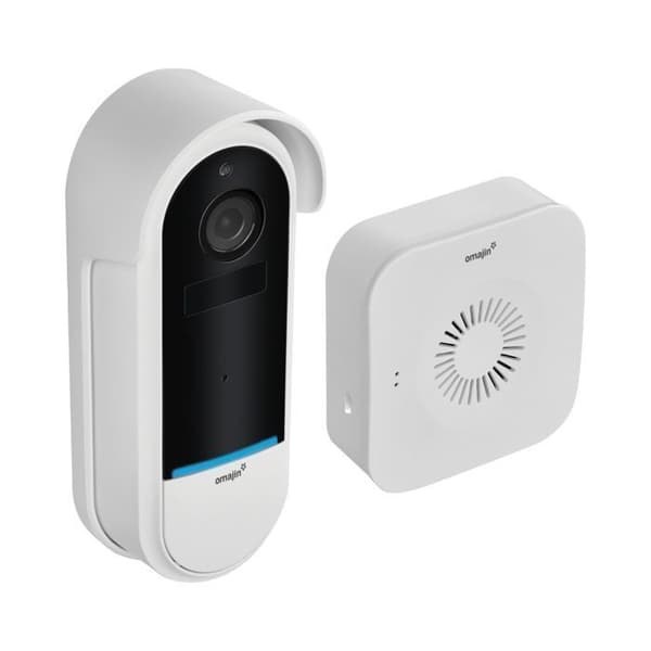 Trådlös videoansluten dörrklocka - Omajin by Netatmo - 10 månaders batteritid - Night vision - 2,4 GHz Wi-Fi