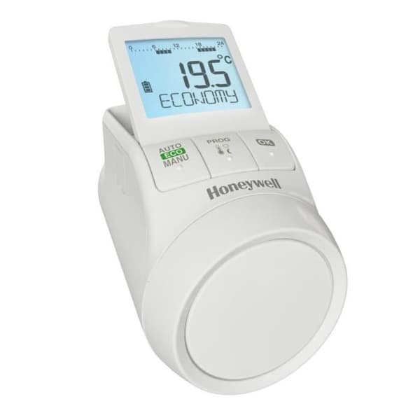 Honeywell Home DCP511E trådlös dörrklocka med skylt, vit