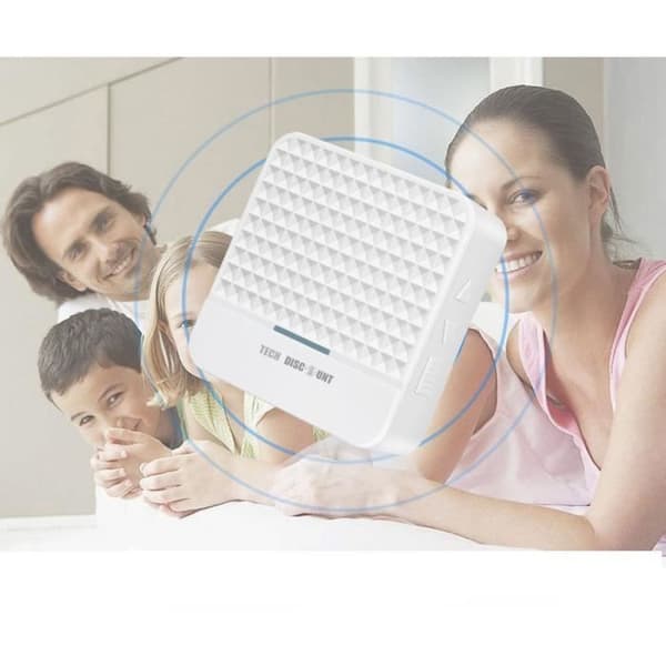 TECH DISCOUNT trådlös solar dörrklocka - 52 melodier tillgängliga - 300m överföringsräckvidd - IP65