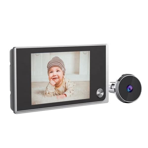 TD® Home Visual Peephole-dörrklocka, Stöldskyddsdörr, Elektroniskt titthål, Smart Peephole-dörrklocka