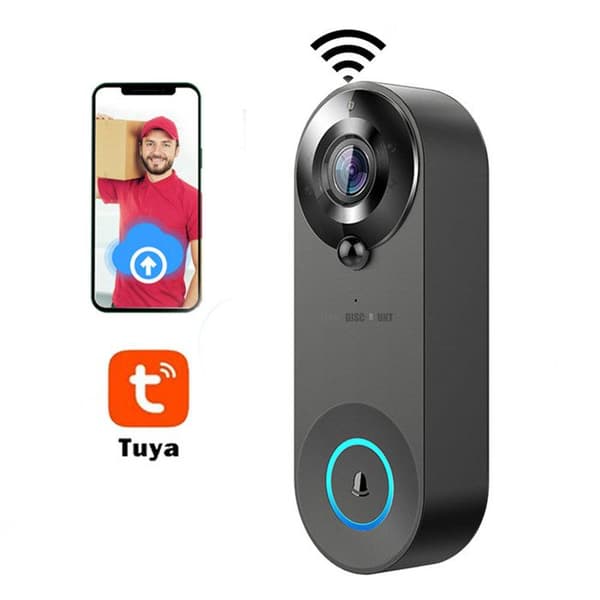 TD® Smart Visual Doorbell Trådlös fjärrkontroll Tvåvägs röstintercom Infraröd nattseende