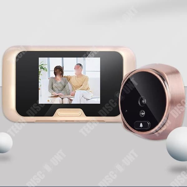 TD® 3,0 tum ips LCD-skärm videodörrklocka HD videodörrklocka elektronisk titthål stöldskydd HD LCD-skärm trådlös smart dörrklocka