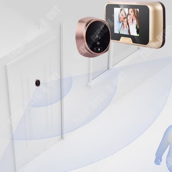 TD® 3,0 tum ips LCD-skärm videodörrklocka HD videodörrklocka elektronisk titthål stöldskydd HD LCD-skärm trådlös smart dörrklocka