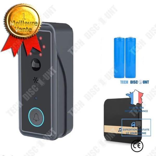 TD® Tuya WiFi dubbelfrekvens 5G videodörrklocka smart videointercom gränsöverskridande explosiv video MV01 vattentät dörrklocka