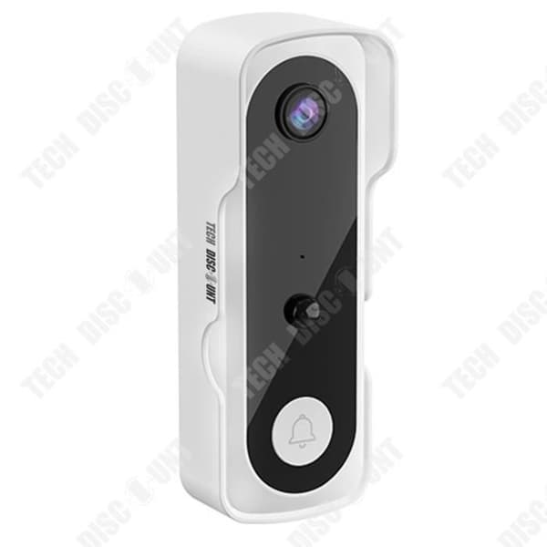 TD® Tuya lågeffekts smart övervakning kattöga trädgård besökare meddelande trådlöst wifi videoövervakning dörrklocka