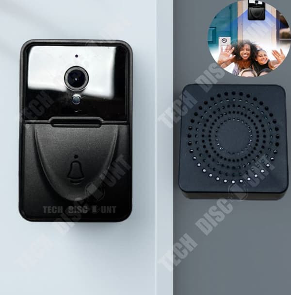 TD® Tuya Dörrklocka Smart Voice Changer Fjärrkontroll Intercom HD Night Vision Trådlöst WiFi Cat Eye
