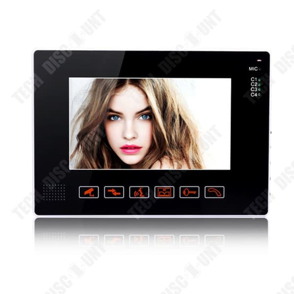 TD® Visual Doorbell 9" pekskärm Multifunktionell ansluten videodörrklocka Full HD-dörrklocka med mörkerseende