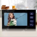 Miniatyrbild 2 av 4: TD® Dörrklocka 7 tum trådbunden färg visuell dörrklocka en nyckel upplåsning villa set intelligent intercom dörrklocka svart