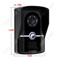 Miniatyrbild 4 av 4: TD® Dörrklocka 7 tum kort att skjuta in visuell dörrklocka vattentät intercom hem LED infraröd nattvision porttelefon