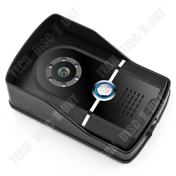 TD® Dörrklocka 7 tum HD visuell dörrklocka IP55 vattentät utomhusmaskin en till en visuell intercom dörrklocka