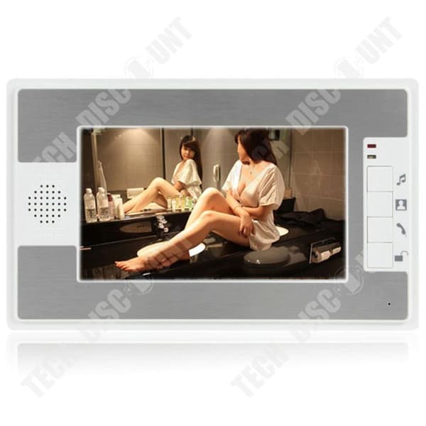 TD® Dörrklocka 7 tum HD visuell dörrklocka IP55 vattentät utomhusmaskin en till en visuell intercom dörrklocka