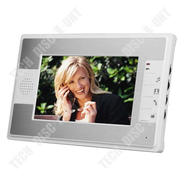 TD® Dörrklocka 7 tum HD visuell dörrklocka IP55 vattentät utomhusmaskin en till en visuell intercom dörrklocka