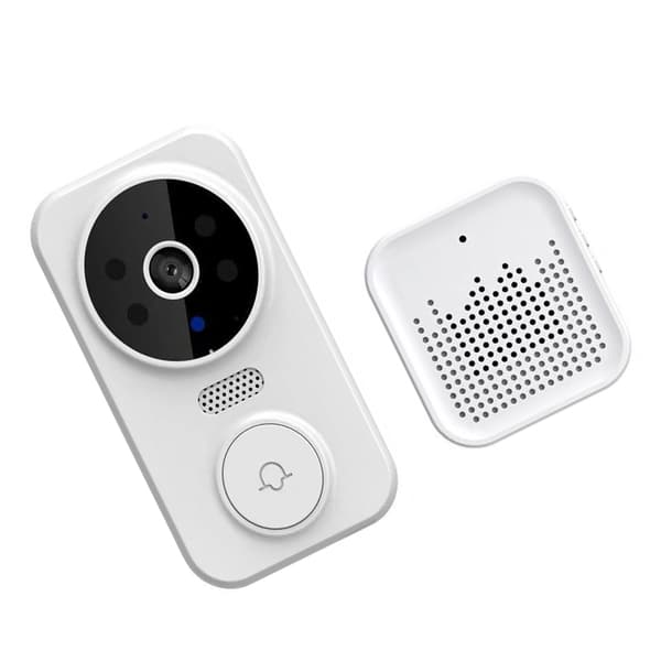 INF M8 Graffiti Style White Smart Wireless Video Doorbell