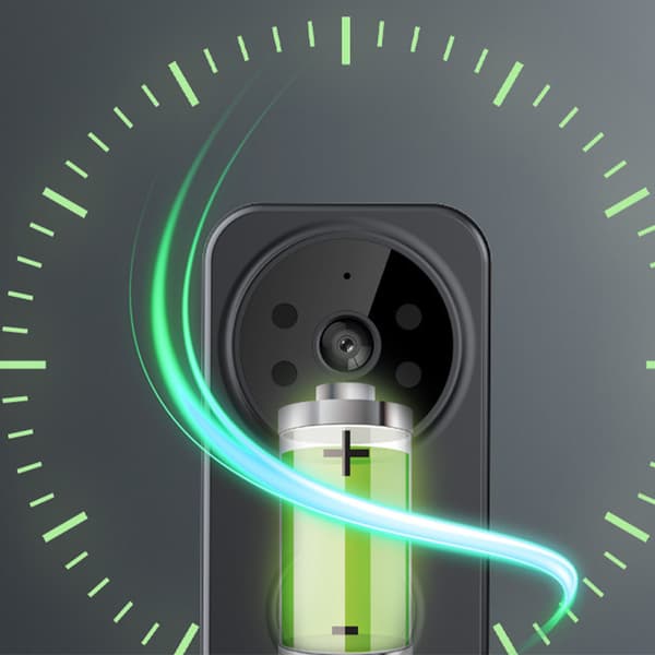 INF M8 Graffiti Style White Smart Wireless Video Doorbell