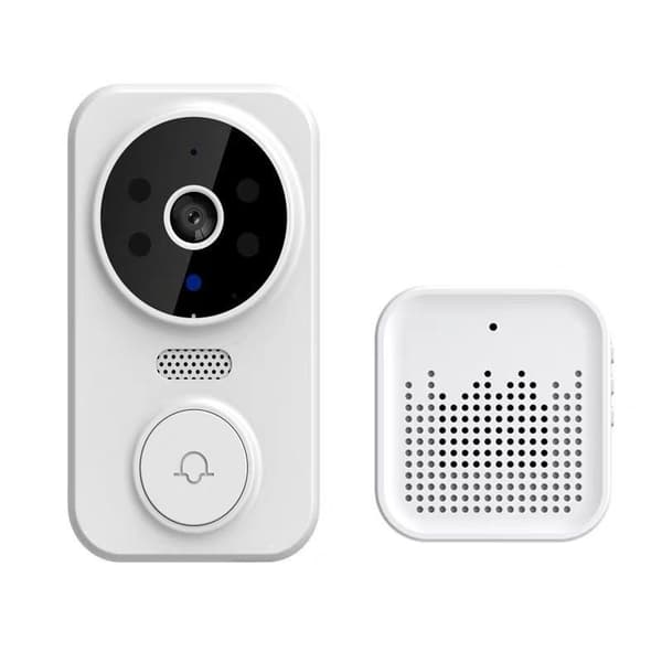 INF M8 Graffiti Style White Smart Wireless Video Doorbell