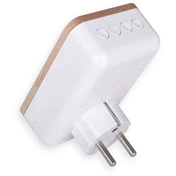 Trådlös och batterifri ringsignal med integrerat uttag - SCS SENTINEL - CSF0105 - SONE + Cozy - 25 melodier