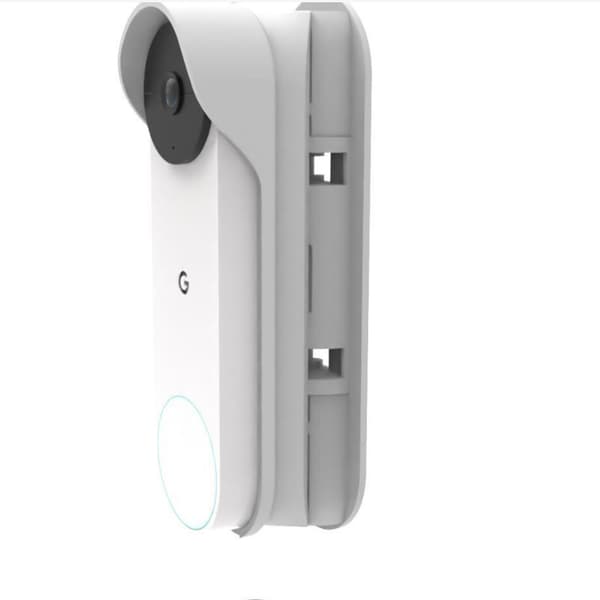 INF Justerbart monteringsbeslag til Google Nest Doorbell Hvid