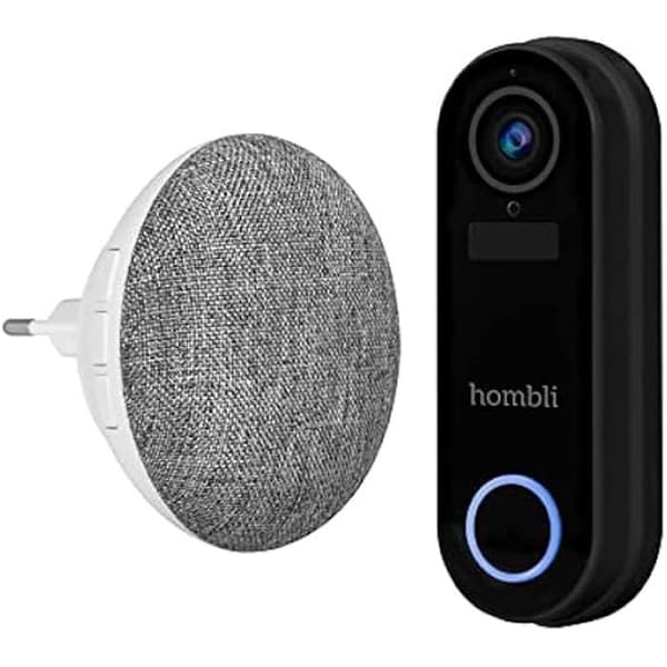 Smart Ringklocka - HOMBLI - Smart Dörrklocka 2 - HD 1080p Kamera - Rörelsedetektering - Nattseende