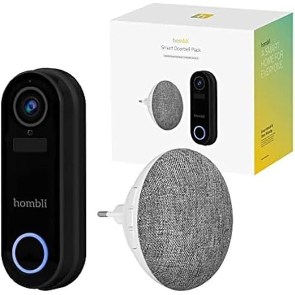 Smart Ringklocka - HOMBLI - Smart Dörrklocka 2 - HD 1080p Kamera - Rörelsedetektering - Nattseende