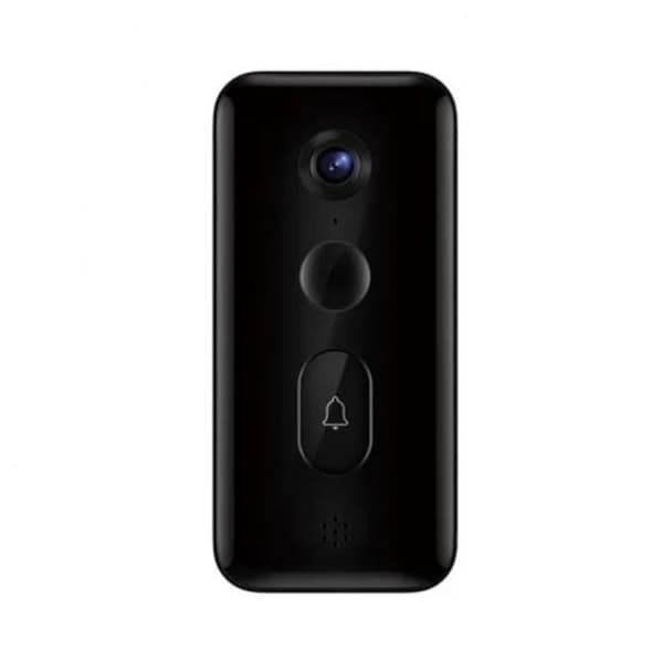 Trådlös videodörrklocka, Xiaomi Smart Doorbell 3, svart