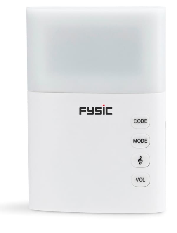 Fysic FD-110 - Trådlös dörrklocka med lampa
