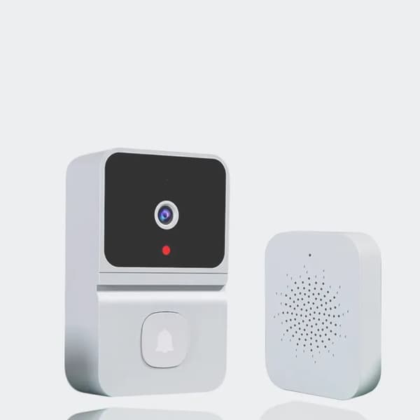DØRKLOKKE med kamera VIEW kighul INTERCOM WIFI APP iOS Android