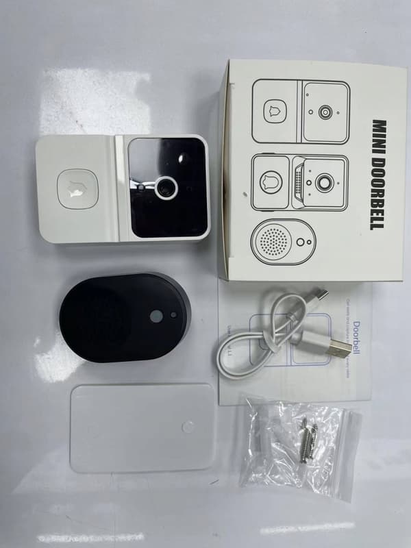 DØRKLOKKE med kamera VIEW kighul INTERCOM WIFI APP iOS Android