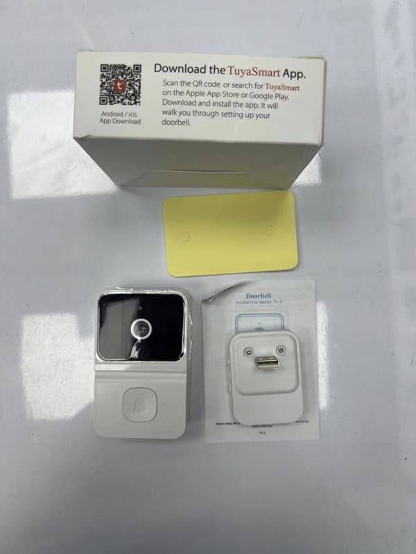 DØRKLOKKE med kamera VIEW kighul INTERCOM WIFI APP iOS Android