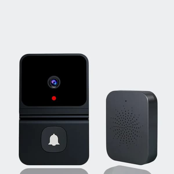 DØRKLOKKE med kamera VIEW kighul INTERCOM WIFI APP iOS Android