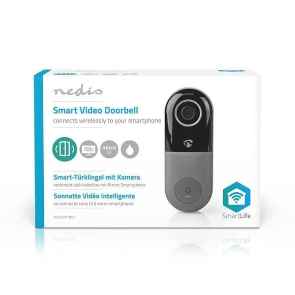 NEDIS Wi-Fi Smart Video Doorbell - Styr från appen