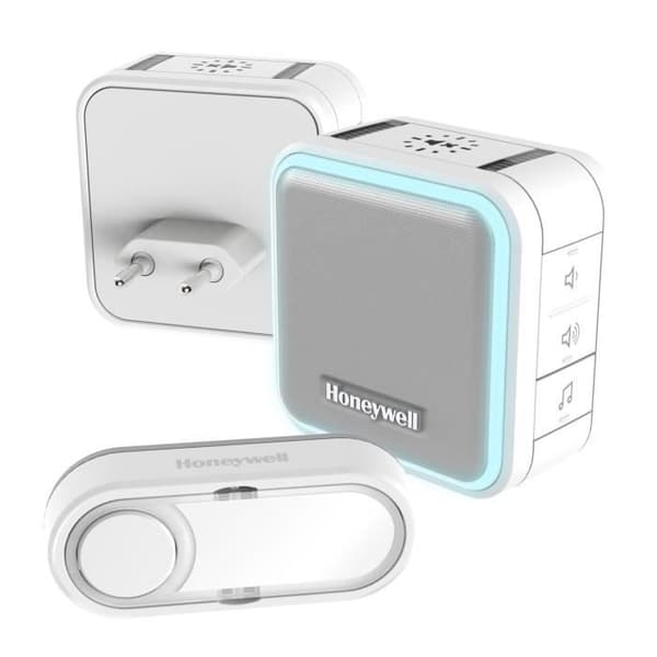 HONEYWELL Kit 2 Chimes DC515SHGP2 plug-in 150 m och trådlös 150 m