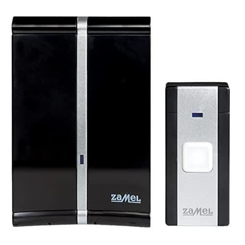 Trådlös dörrklocka - Zamel - ST-915 - Svart - 20 toner - Ljusindikator