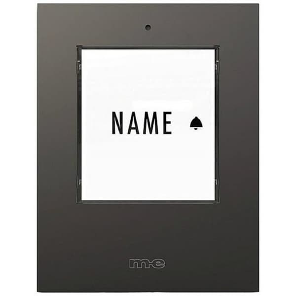 Trådlös dörrklocka - m-e modern-electronics - 41303 - Upplyst sändare - Med namnbricka - Utility