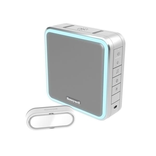 Trådlös 9-SERIEN Klockspelsats med integrerade sändare grå - HONEYWELL - DC915SGL